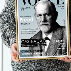 Pôster Vogue Freud e Lacan - Duplo