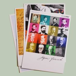Cartão postal Freud enquadrado