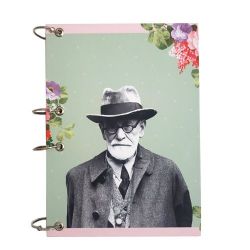 Caderno Argolado Nos jardins com Freud